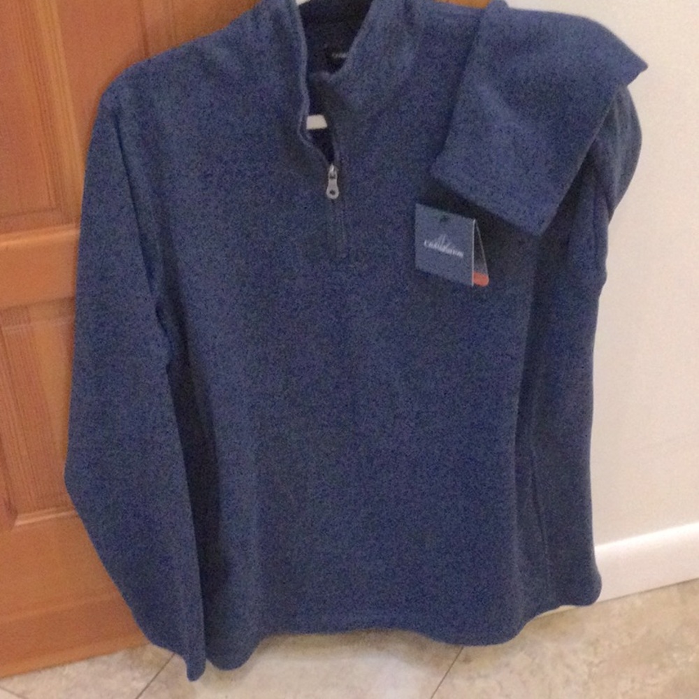 - Men’s NWT Croft and Barrow knit 1/4 zip pullover